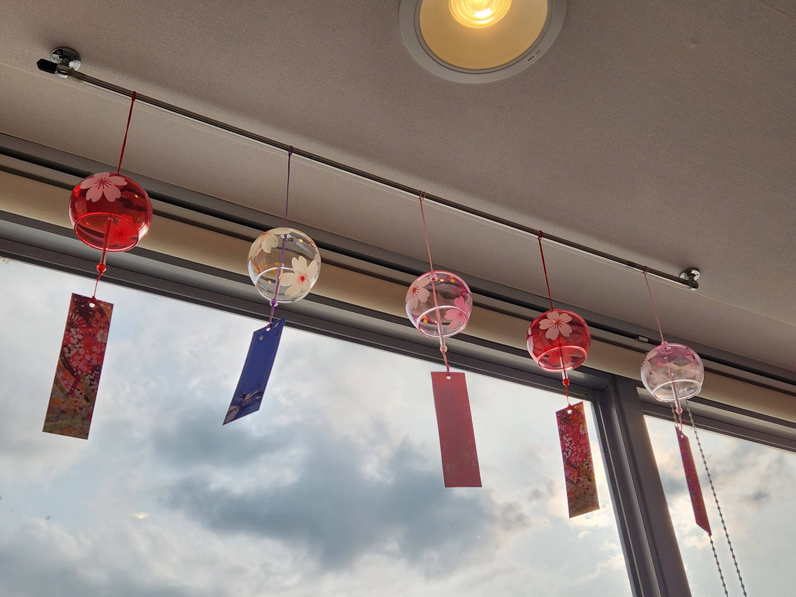 風鈴を飾りました